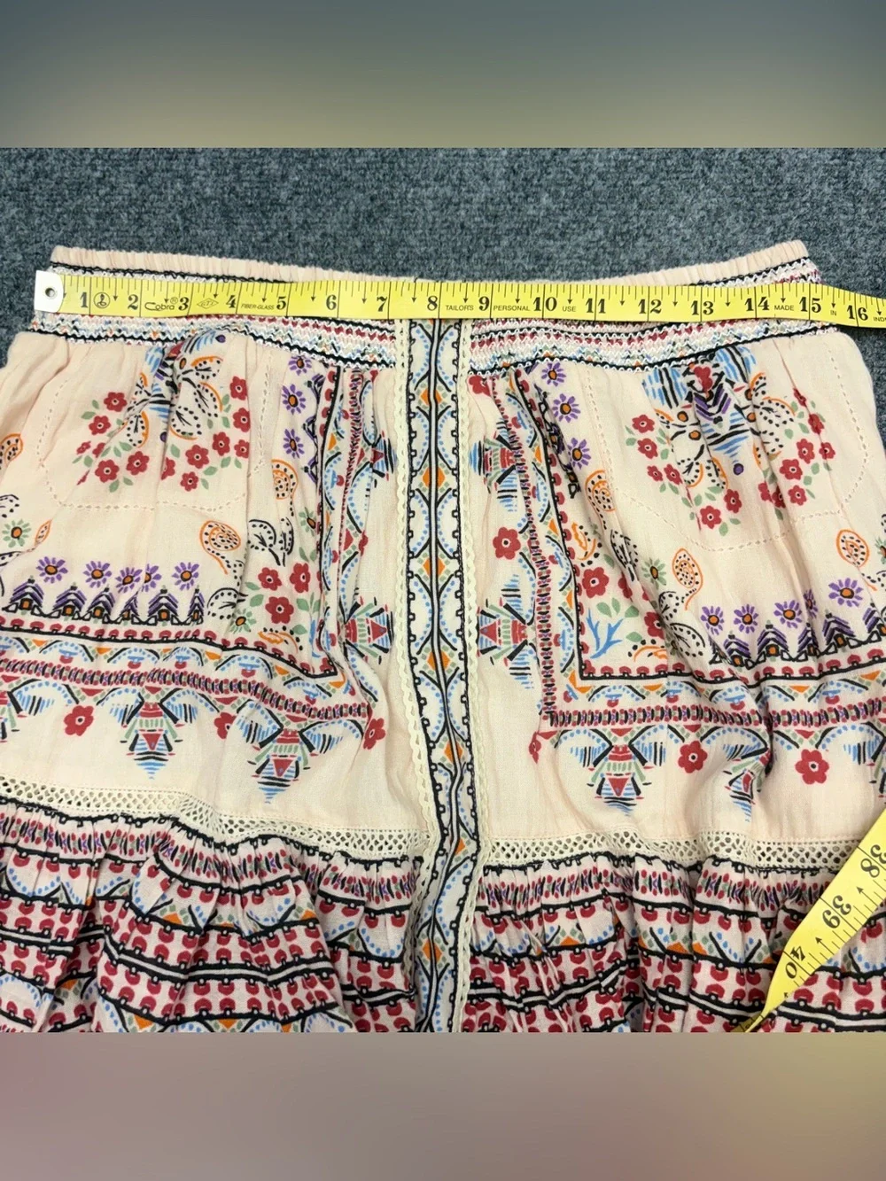 M.A.B.E. Eden Print Mini Skirt